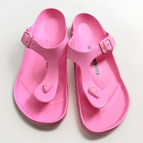 Birkenstock Gizeh EVA Pink Sandals Womens 8 EU 39 Waterproof - Picture 2 of 6
